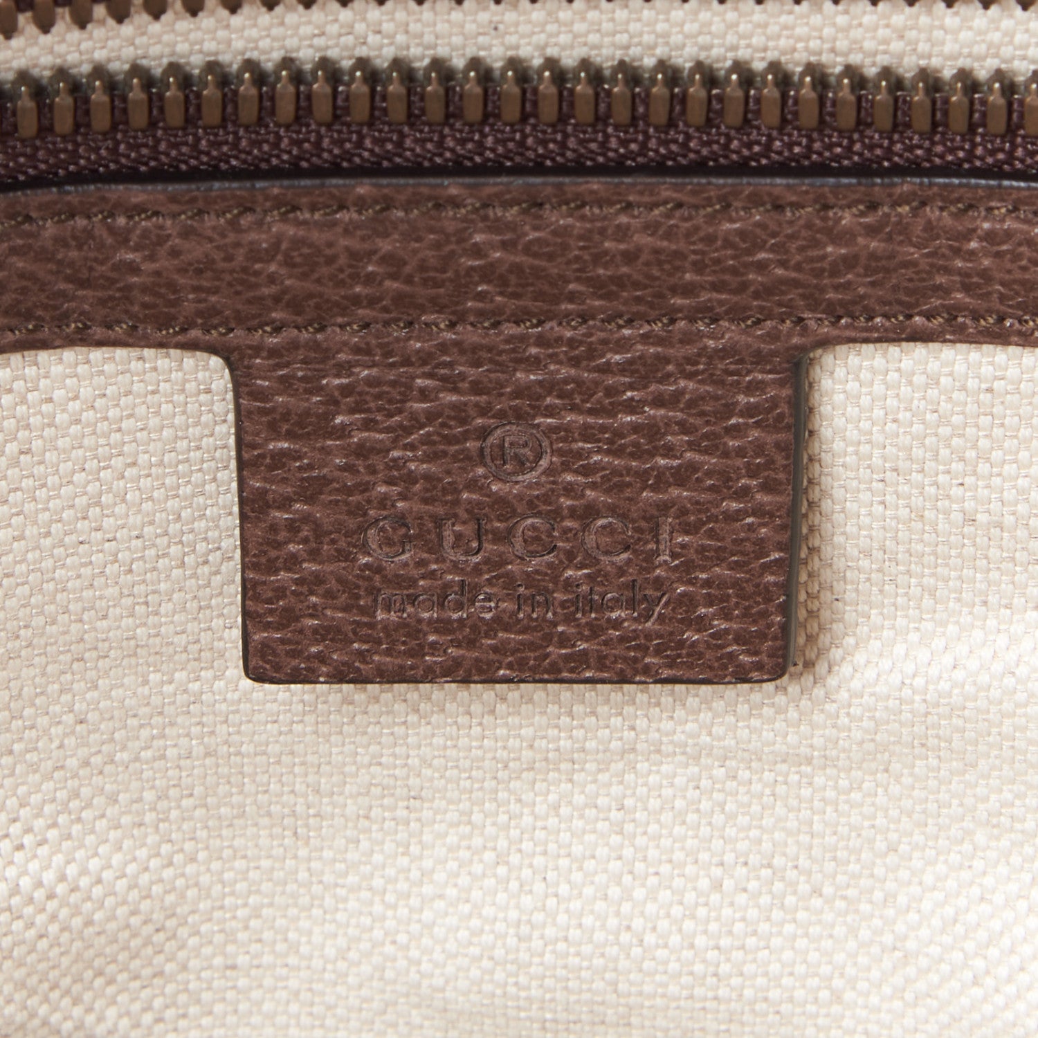 Gucci GG Supreme Monogram Calfskin Web Small Ophidia Day Backpack Beige Ebony New Acero 5 of 9