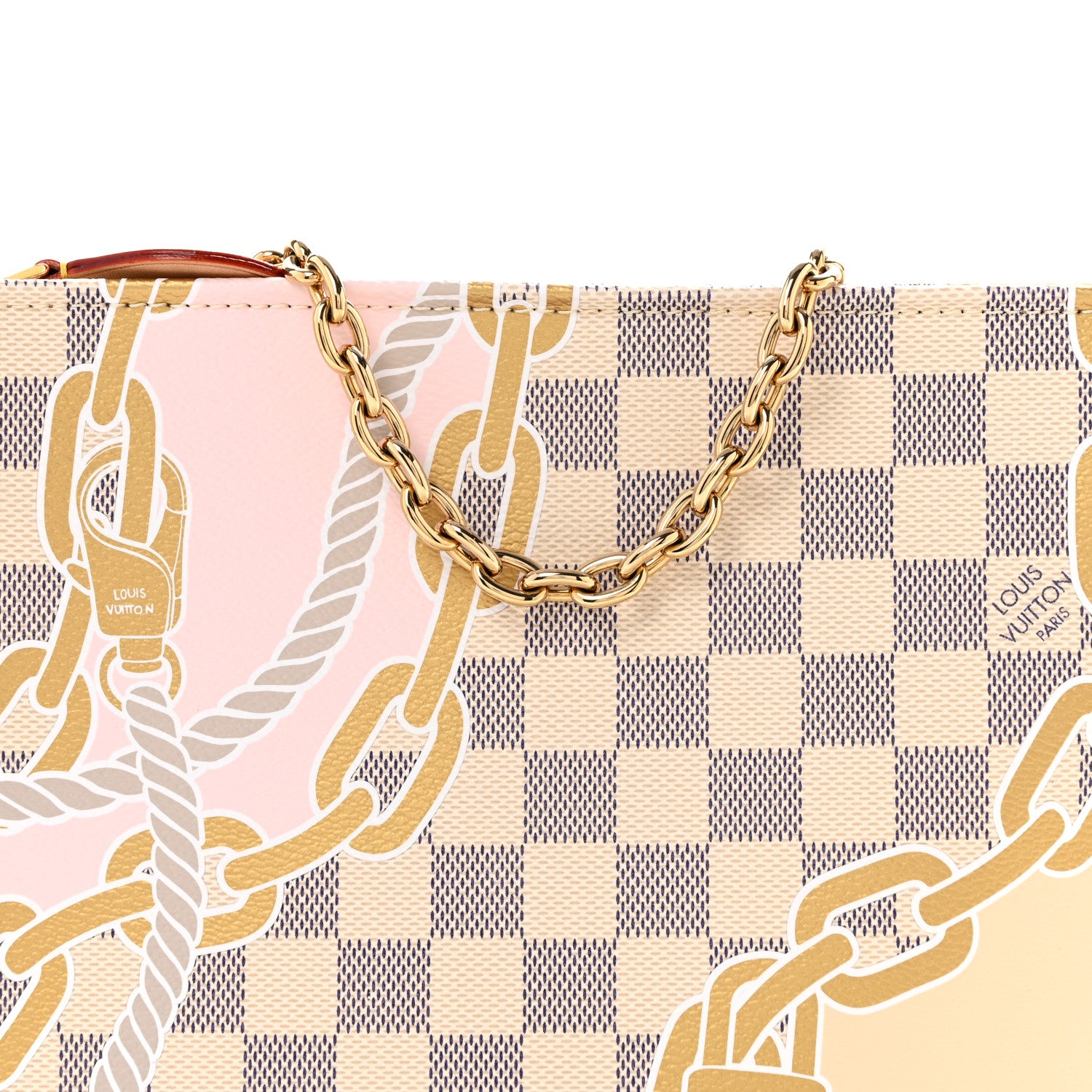 Louis Vuitton Damier Azur Nautical Toiletry Pouch On Chain 7 of 11