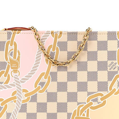 Louis Vuitton Damier Azur Nautical Toiletry Pouch On Chain 7 of 11