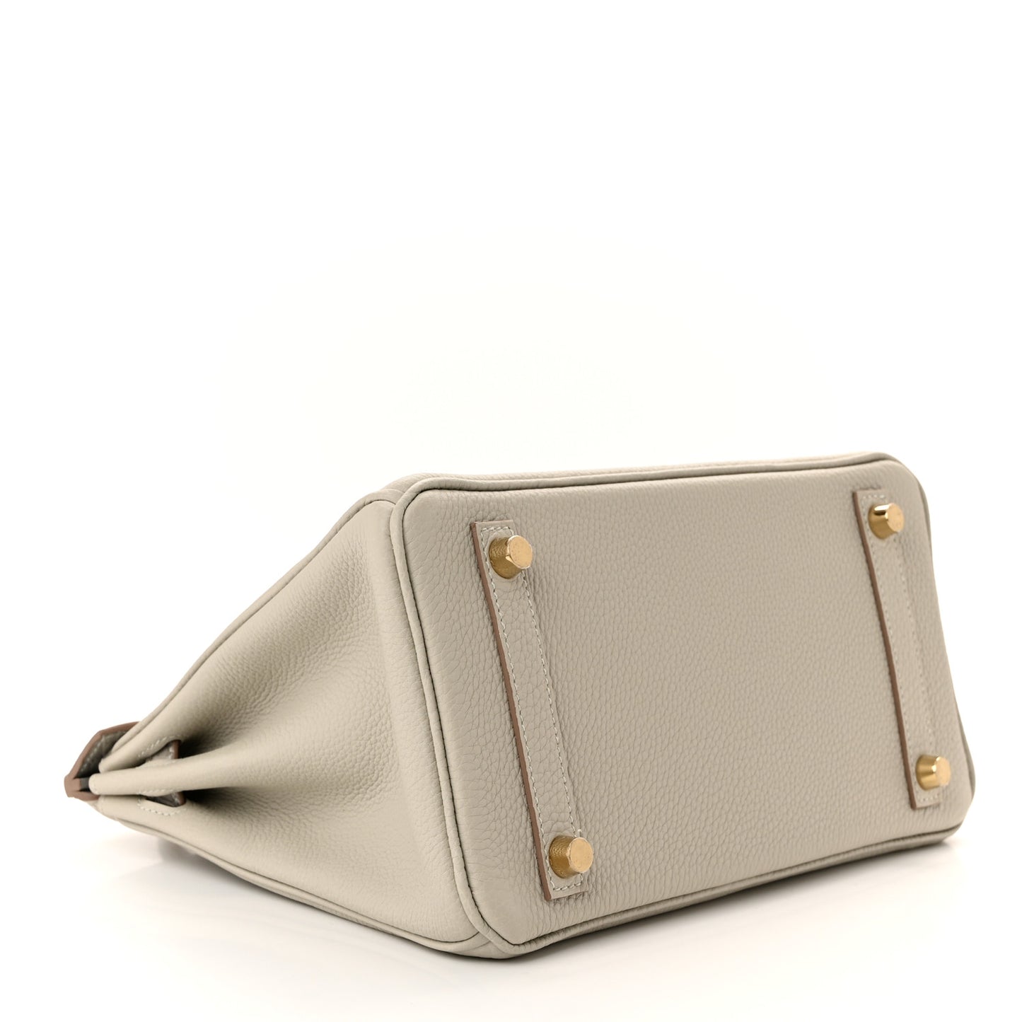 Togo Matte Alligator Birkin Touch 25 Gris Perle