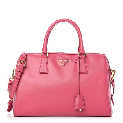 Prada Saffiano Bauletto Peonia 1 of 10