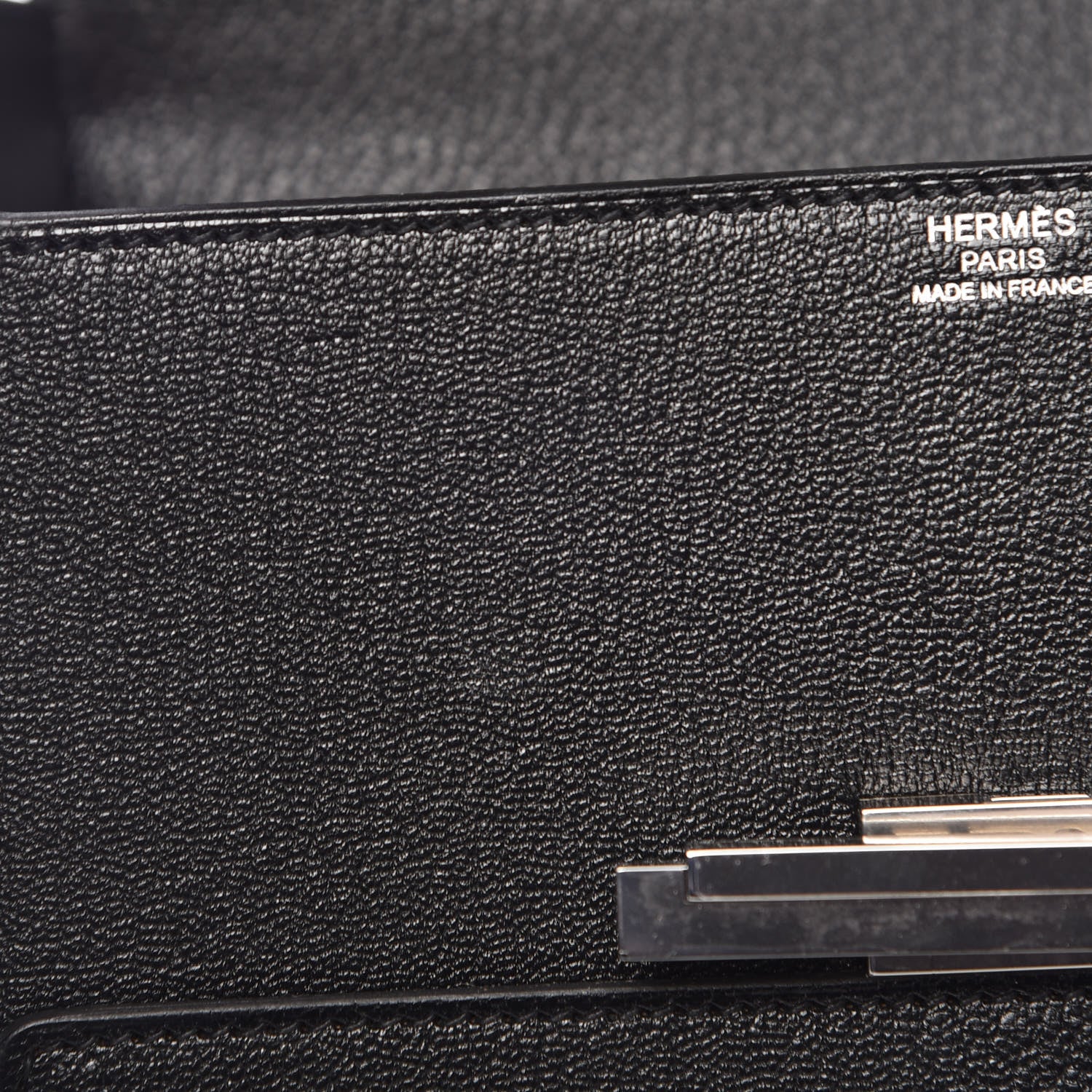 Hermes Chevre Mysore Cinhetic Boxy Top Handle Bag Black 9 of 12