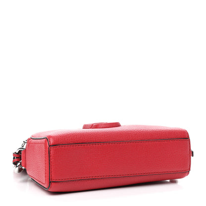 Marc Jacobs Calfskin Shutter Camera Crossbody Bag Red 3 of 8