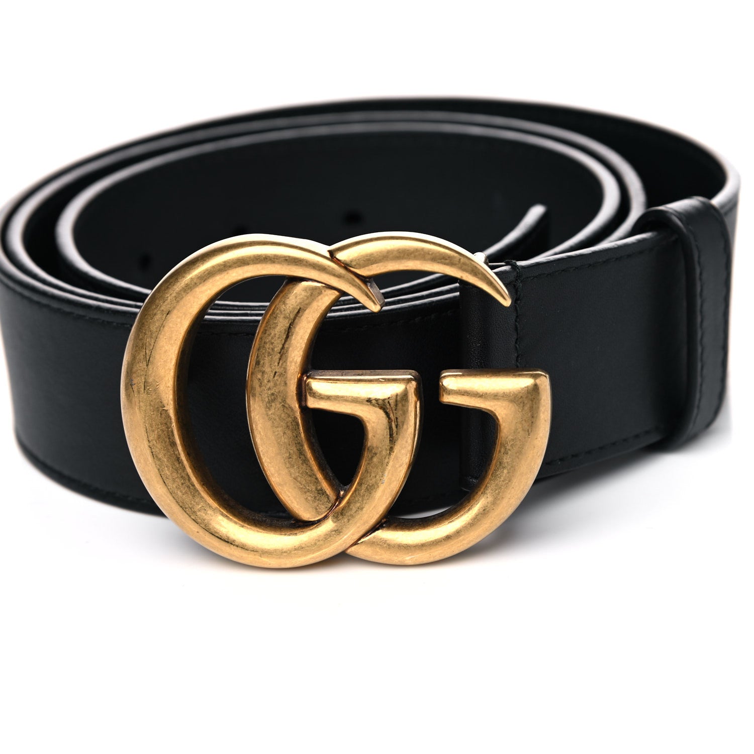 Gucci Calfskin Double G 40mm Belt 105 42 Black 6 of 6
