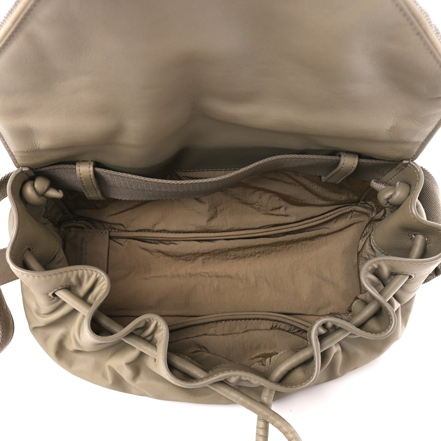 Nappa Beak Belt Bag Travertine