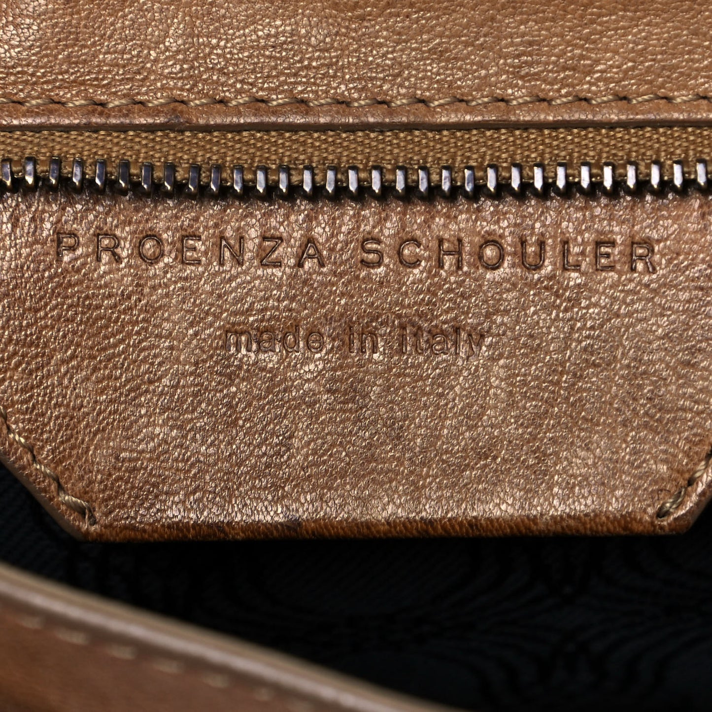 Lambskin PS1 Mini Pouch Messenger Bag Saddle