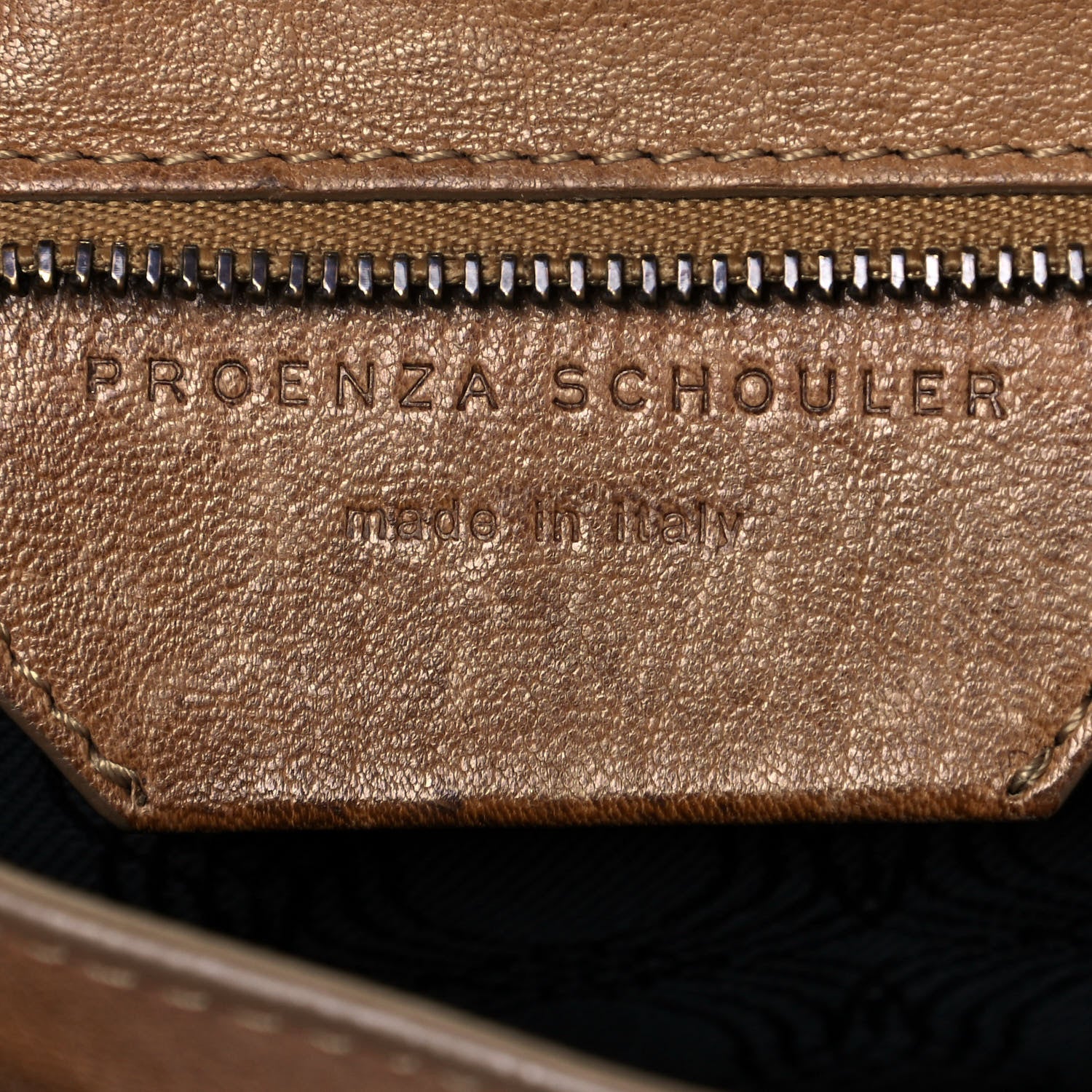 Proenza Schouler Lambskin PS1 Mini Pouch Messenger Bag Saddle 8 of 20