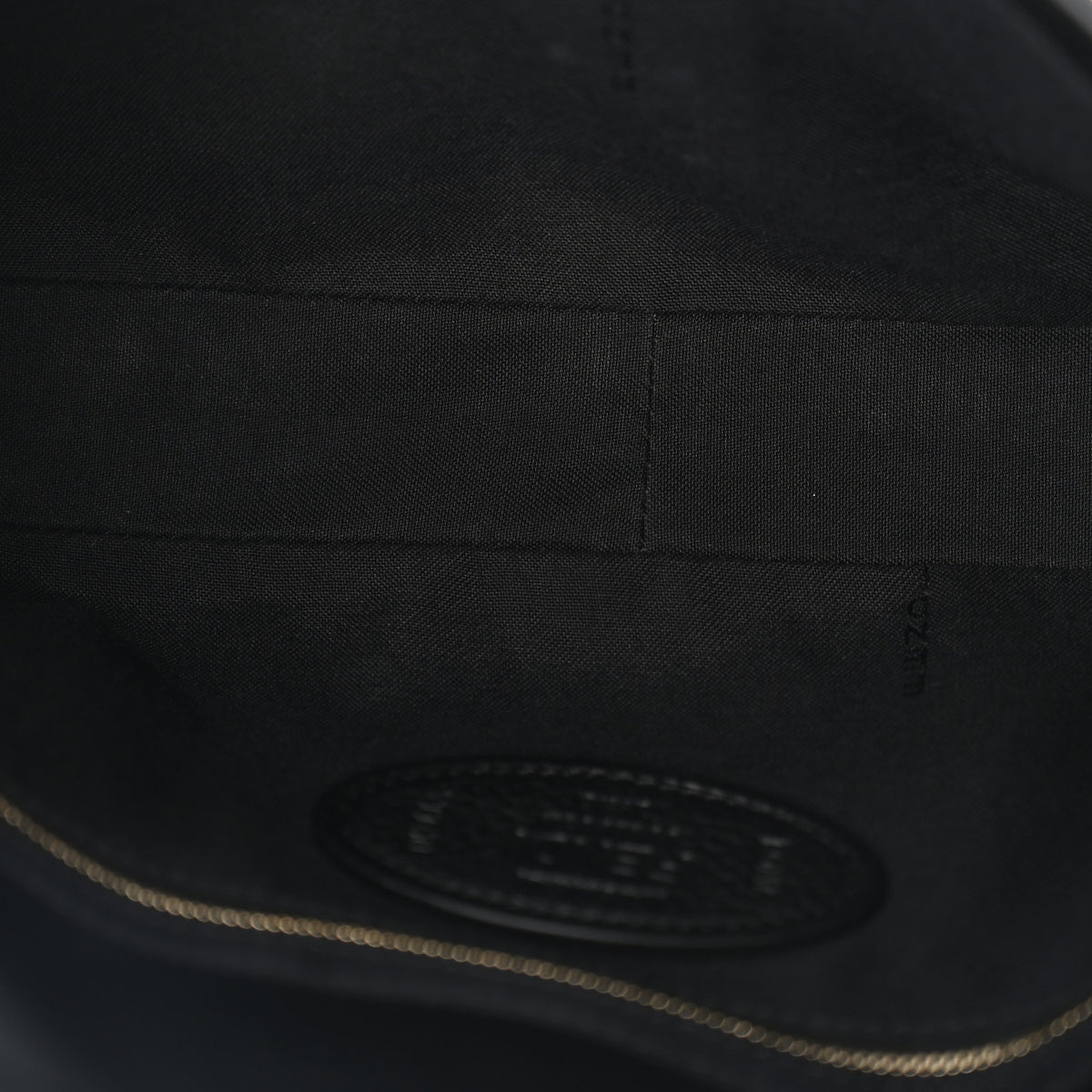 Cuoio Romano Selleria Belt Baguette Bag Black