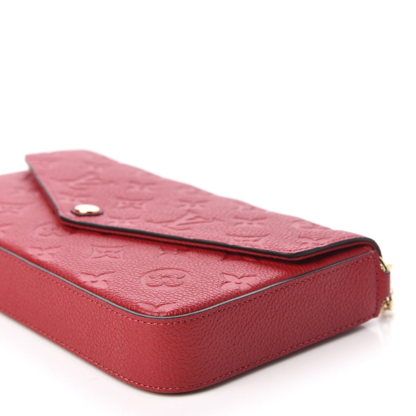 Empreinte Pochette Felicie Chain Wallet Scarlet