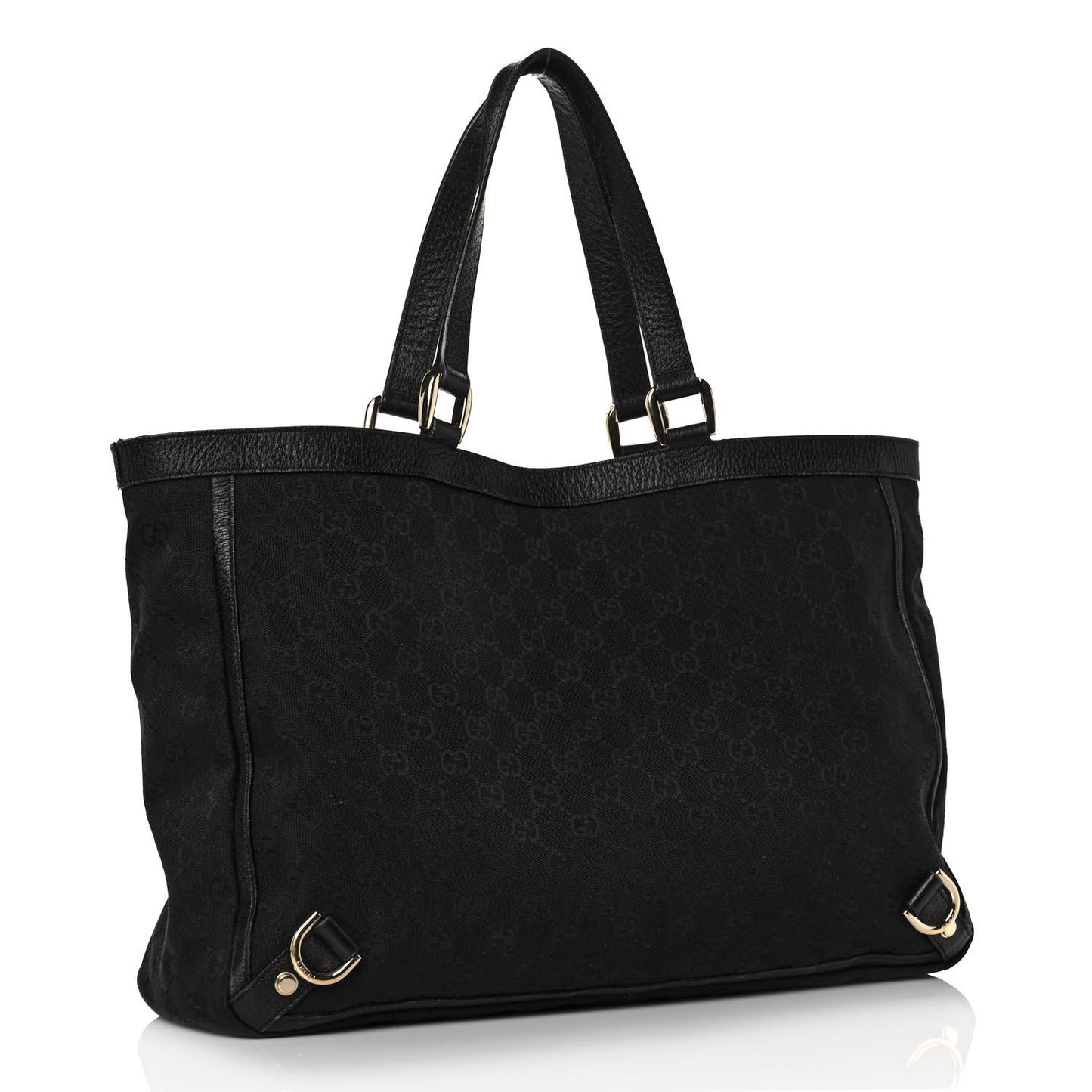 Monogram Large Abbey Tote Black