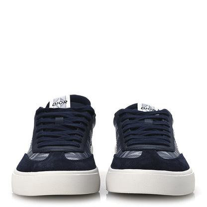 Christian Dior Canvas CD Diamond Mens B101 Low Top Sneakers 42 Navy 3 of 11