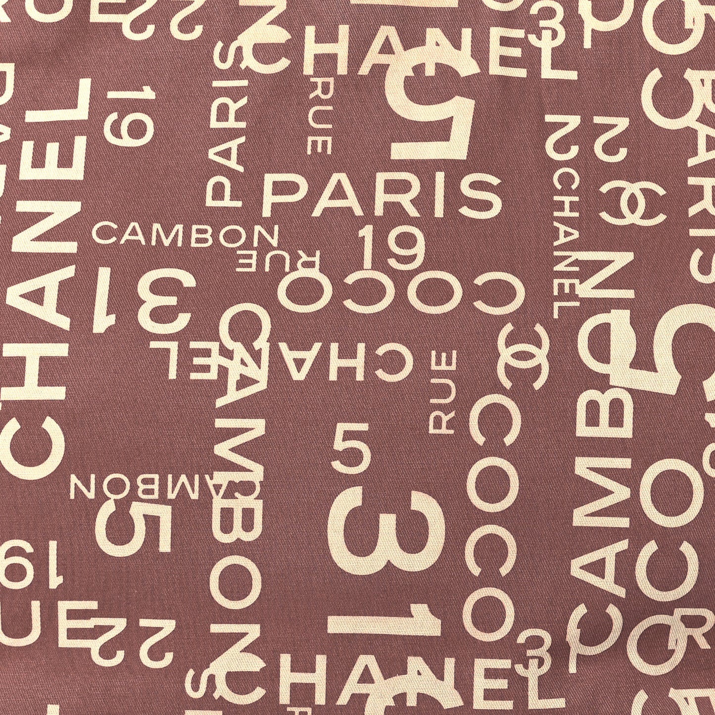 Canvas 31 Rue Cambon Beach Tote