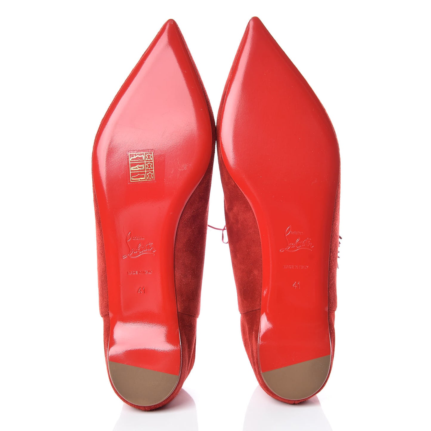 Veau Velours Medinana Flats 41 Rougissime Rosa