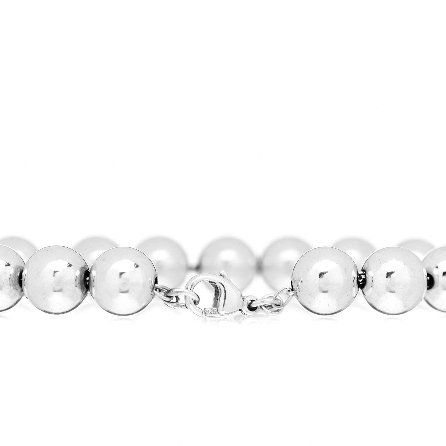 Tiffany Sterling Silver 10mm HardWear Ball Bracelet 4 of 4