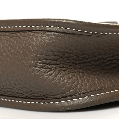 Hermes Taurillon Clemence Evelyne TPM Etoupe 10 of 11