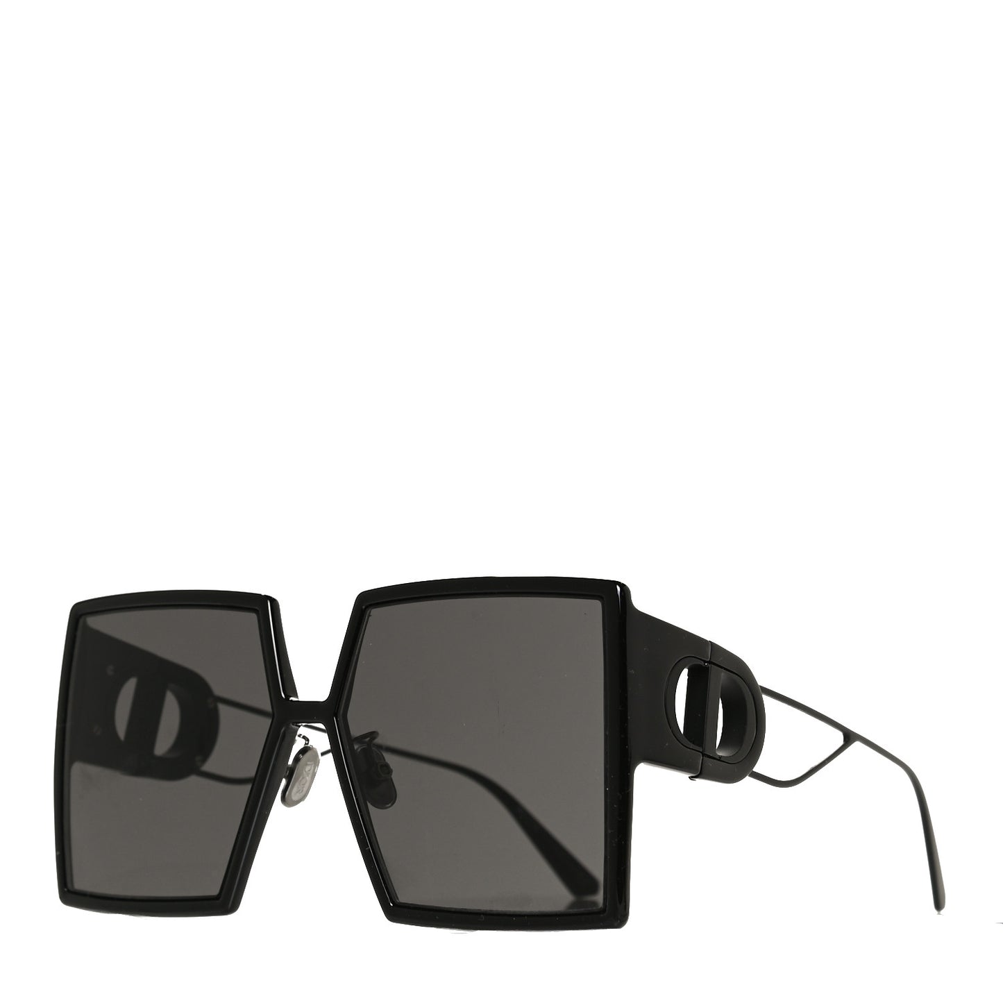 Square 30 Montaigne Sunglasses Black