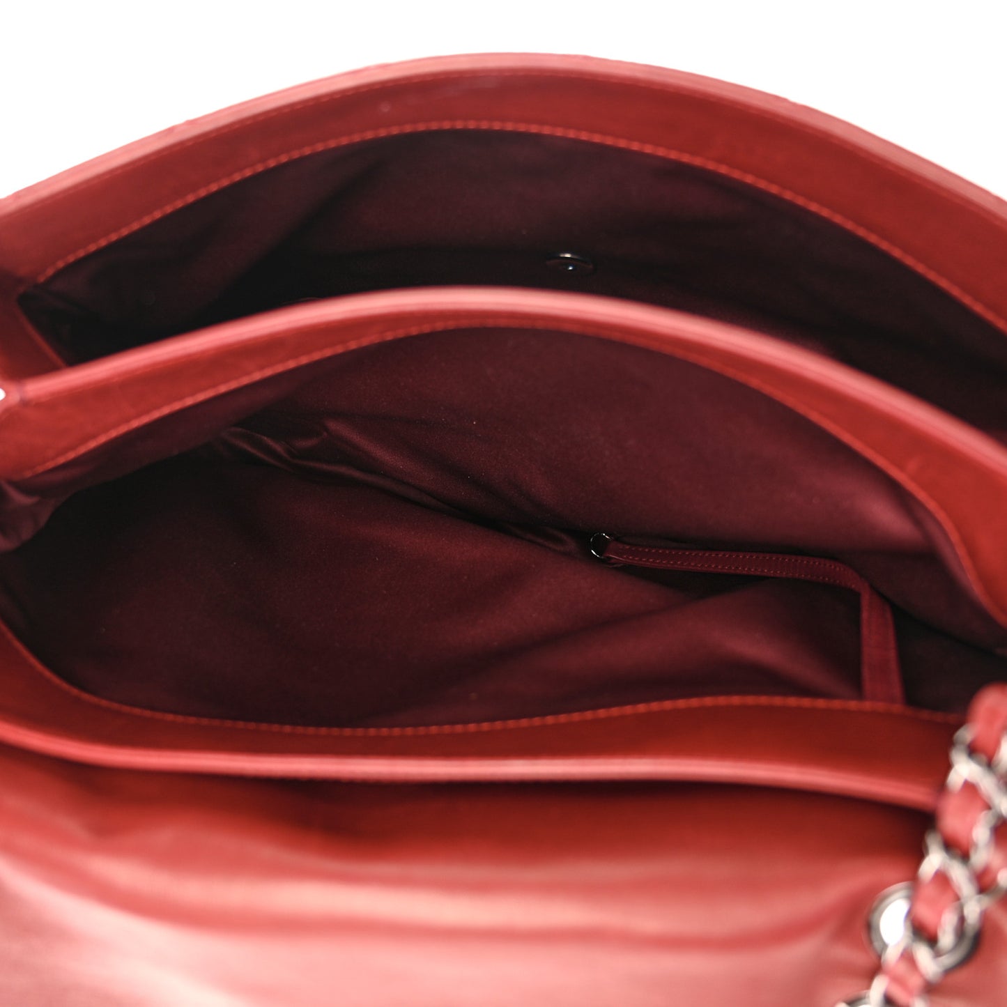 Lambskin Quilted Chanel 3 Maxi Flap Bag Red
