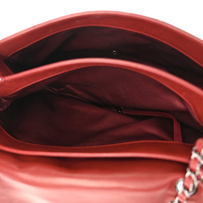 Chanel Lambskin Quilted Chanel 3 Maxi Flap Bag Red 5 of 10