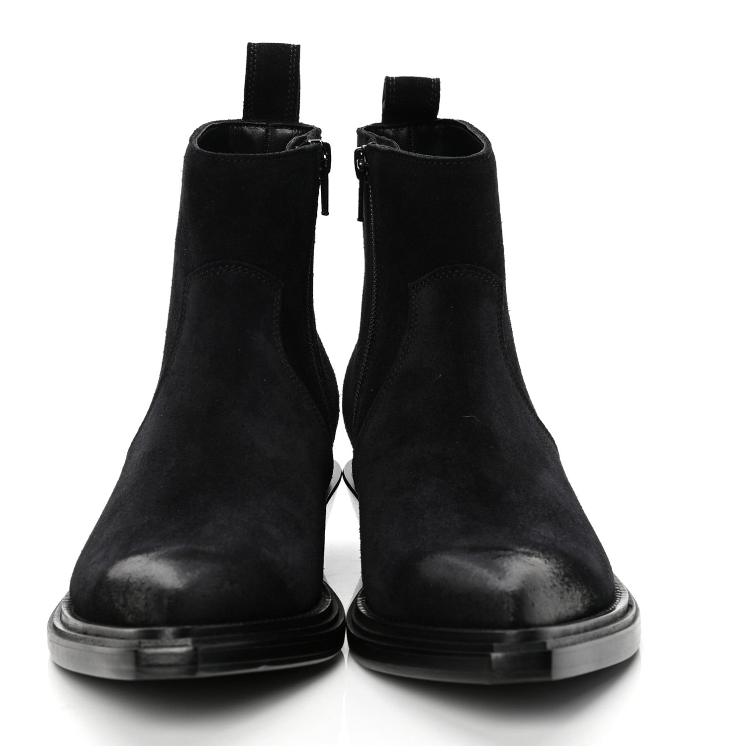 Balenciaga Suede Santiag Western Boots 35.5 Black 2 of 10