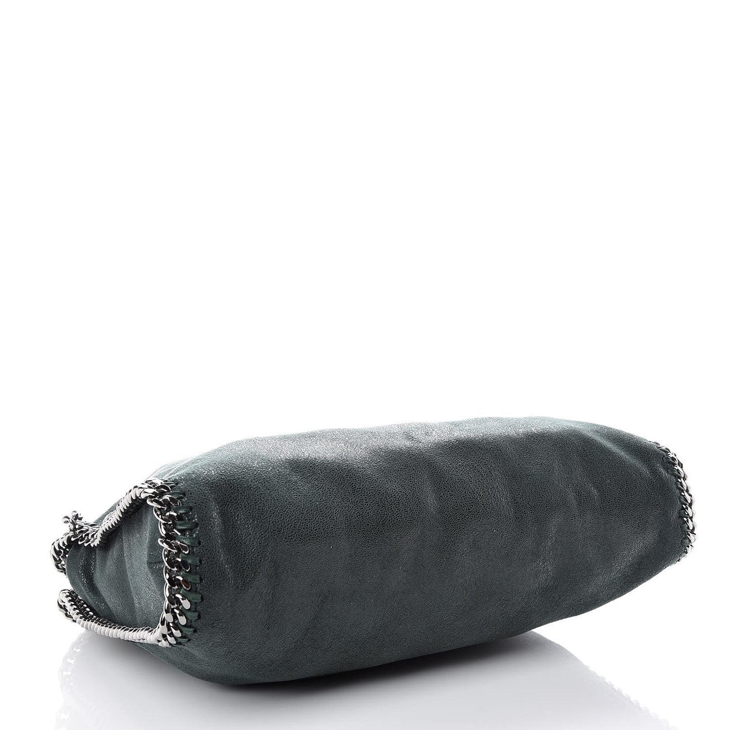 Shaggy Deer Falabella Fold Over Tote Petroleum