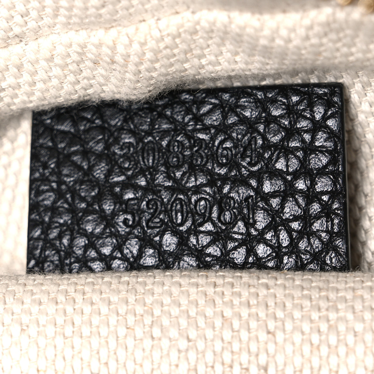Pebbled Calfskin Small Soho Disco Bag Black
