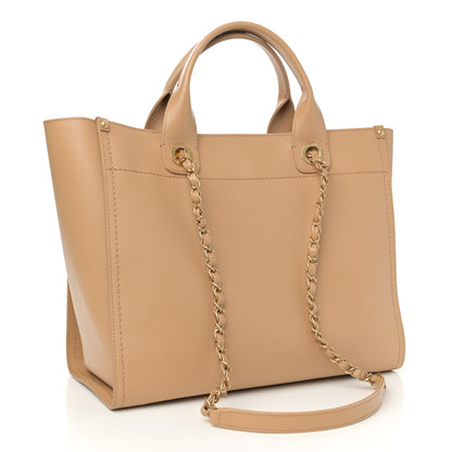 Chanel Caviar Small Studded Deauville Beige 3 of 11