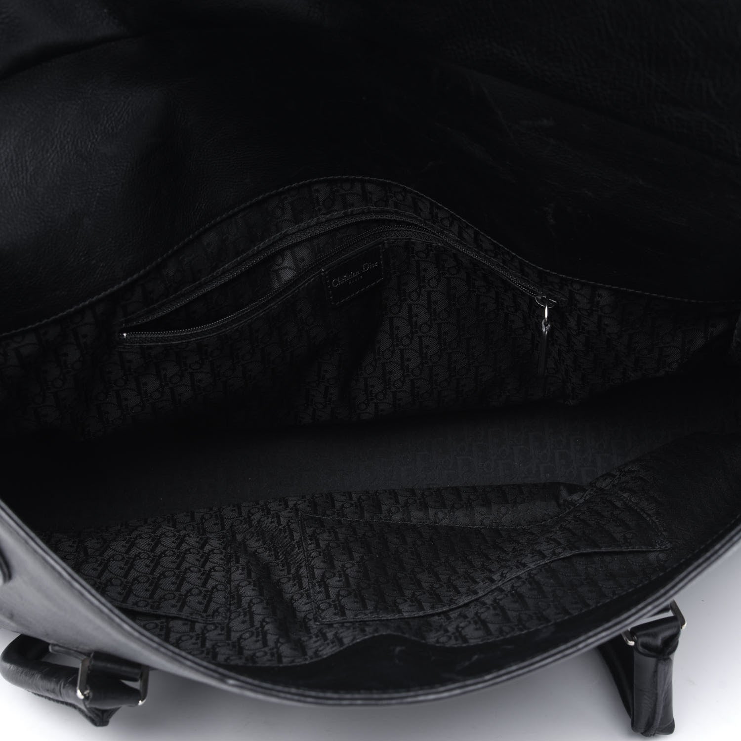 Christian Dior Calfskin CD Tote Black 4 of 23