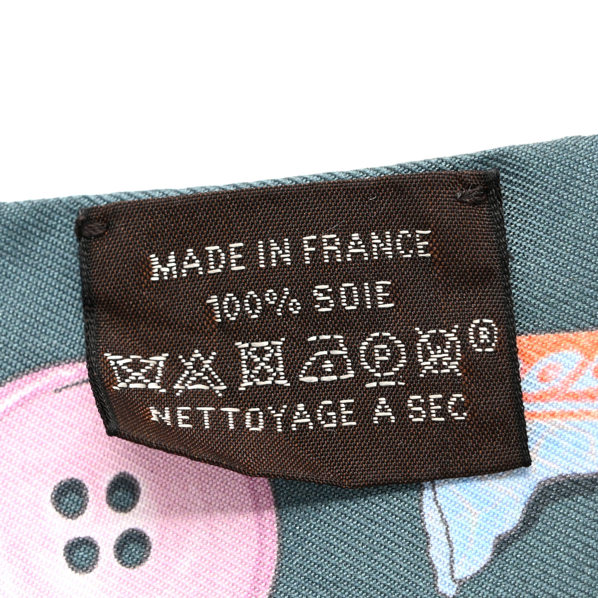 Silk In The Pocket Twilly Vert De Gris Bleu