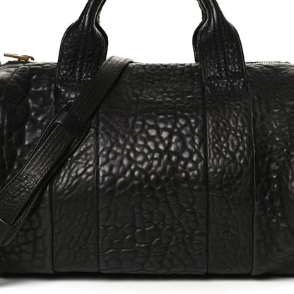 Alexander Wang Pebbled Lambskin Rocco Black Antique Brass Hardware 8 of 11