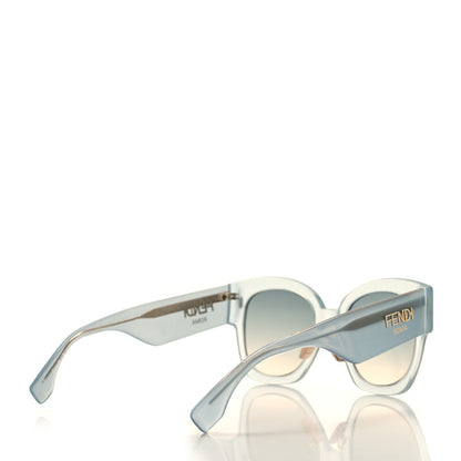 Fendi Acetate Fendi Square Sunglasses FF 0458/G/S Light Blue 4 of 7