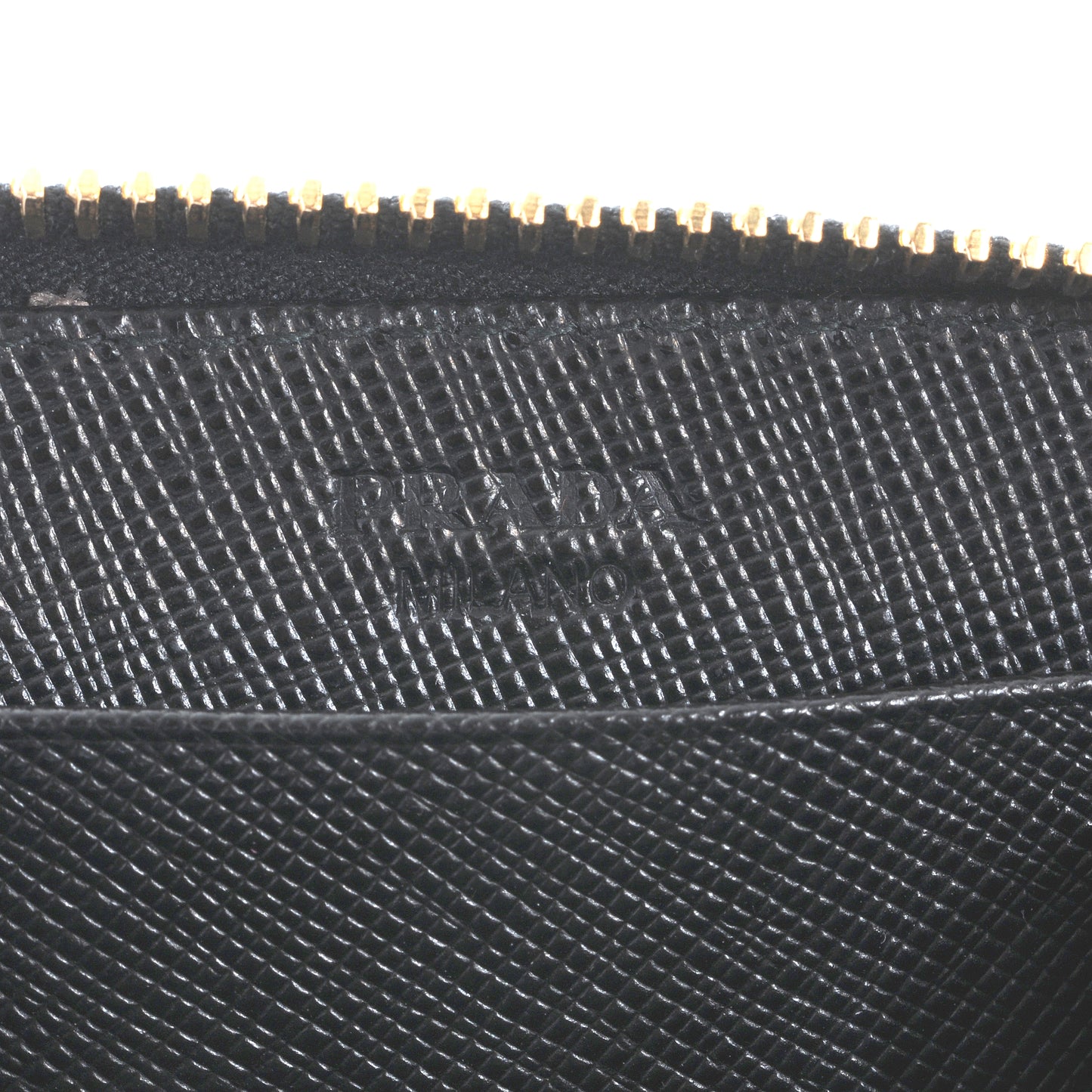 Saffiano Metal Coin Purse Nero Black