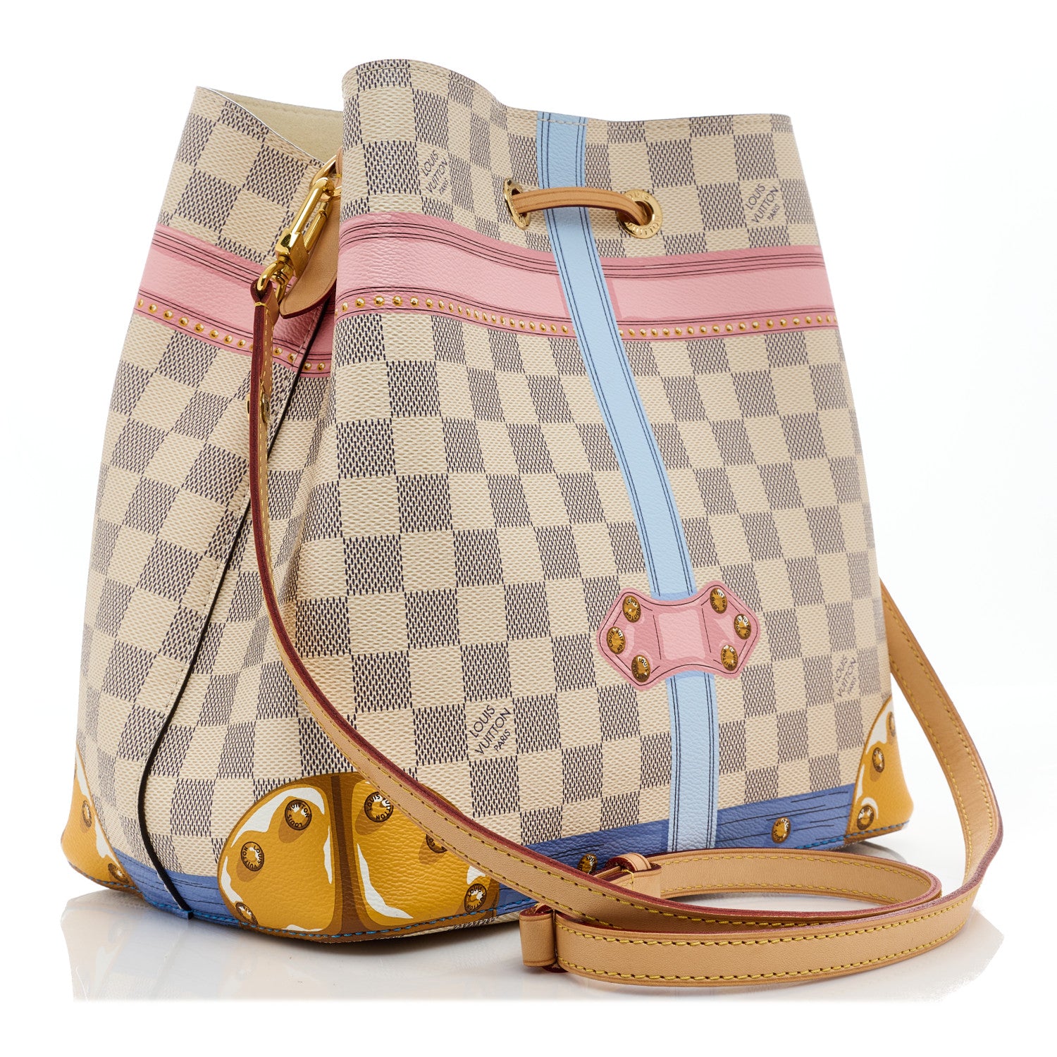 Louis Vuitton Damier Azur Summer Trunks Neonoe 3 of 13
