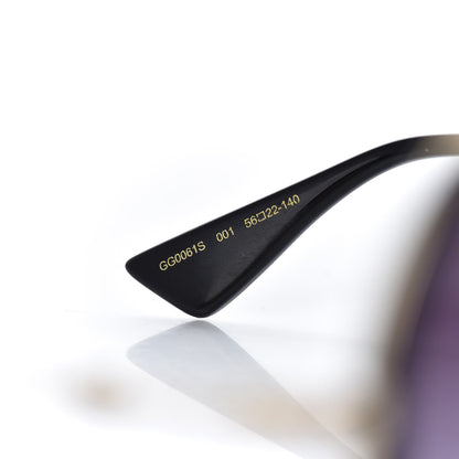 Gucci Round Frame Sunglasses GG0061S Black 7 of 9