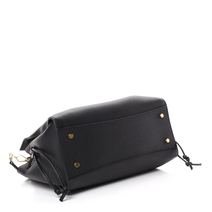 Mulberry Heavy Grain Iris Tote Midnight Black 5 of 9