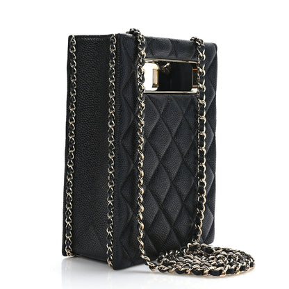 Chanel Caviar Quilted Evening Box Bag Black 3 of 8