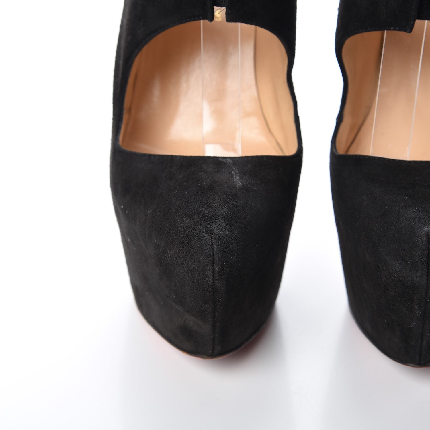 Christian Louboutin Suede Maillot 160 Pumps 38 Black 10 of 19