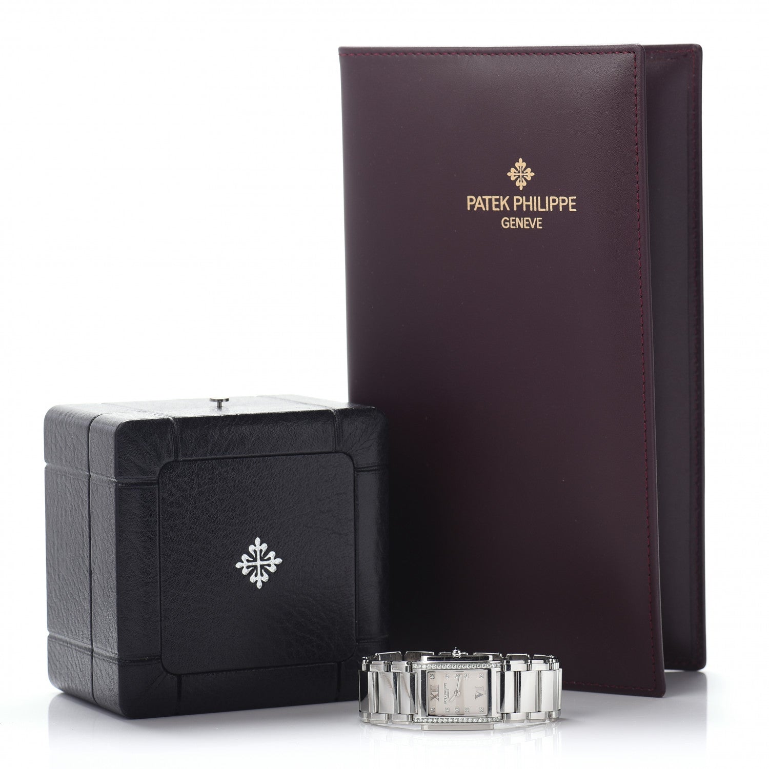 Patek Philippe Stainless Steel Diamond 25mm Twenty-4 Quartz Watch White 4910/10A-011 5 of 5