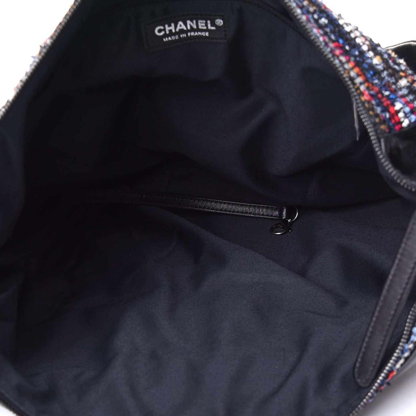 Tweed Lambskin Large Girl Bag Multicolor Black