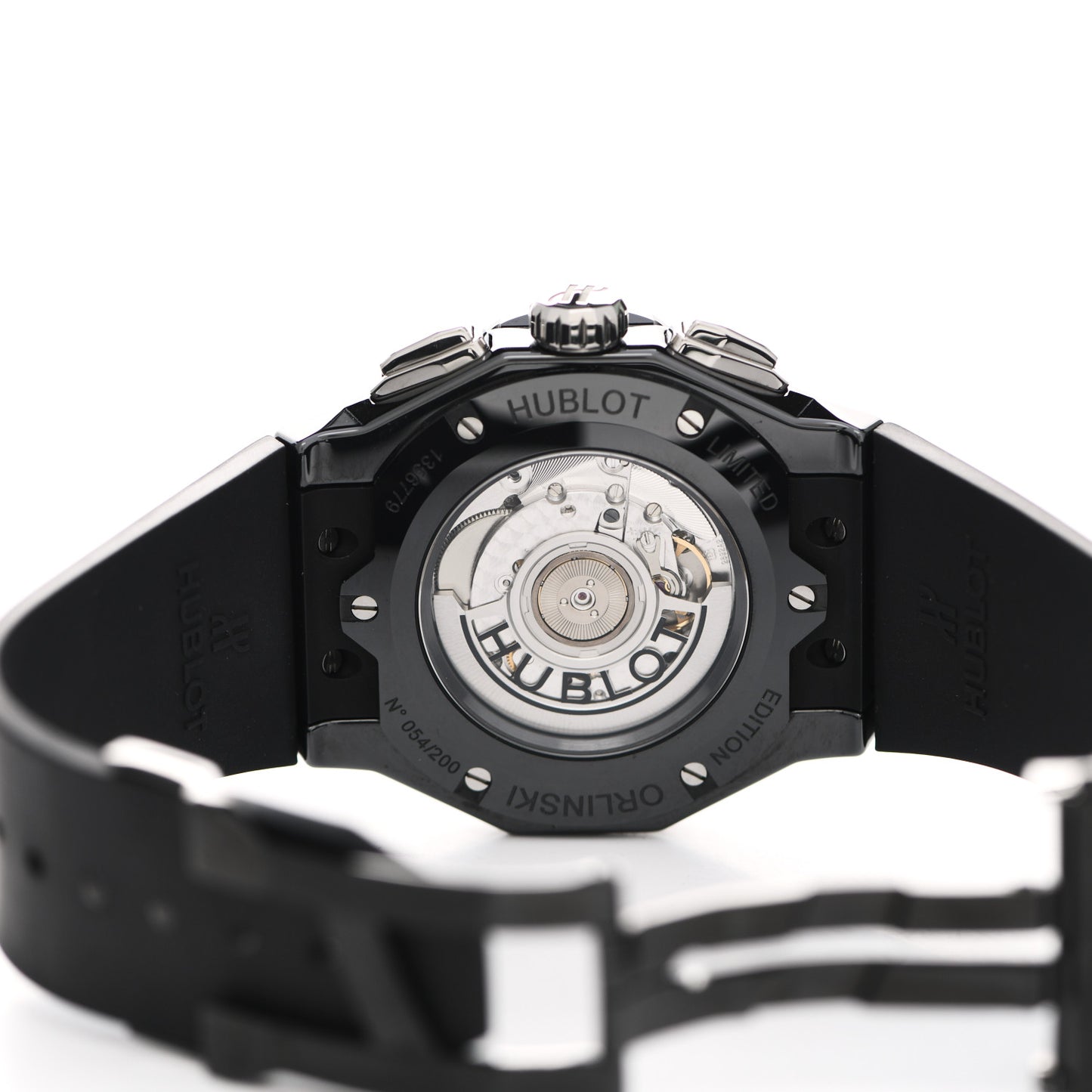 Ceramic Rubber 45mm Classic Fusion Aerofusion Orlinski Black Magic Automatic Watch Black 525.CS.0170.RX.ORL19