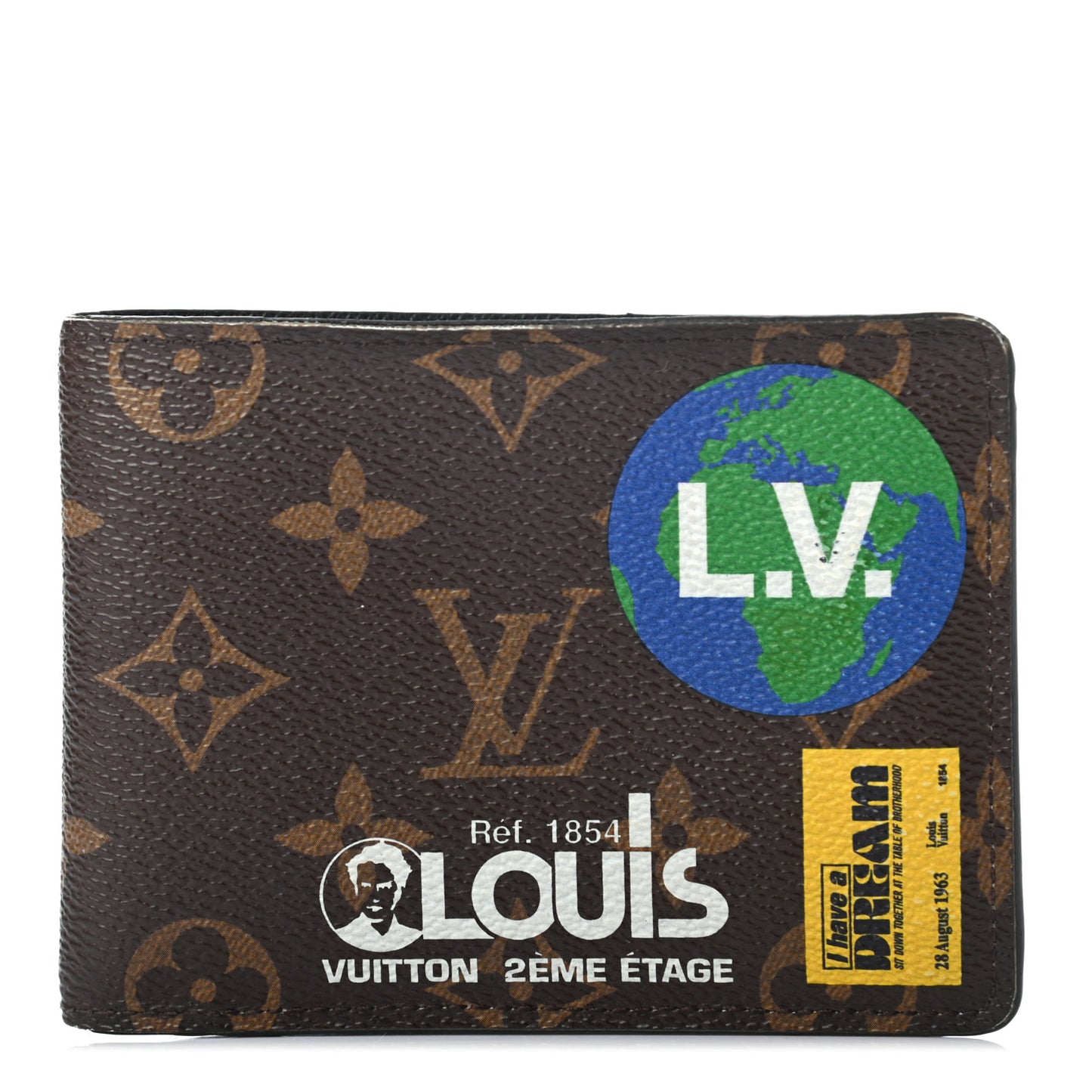 Monogram Stickers Multiple Wallet