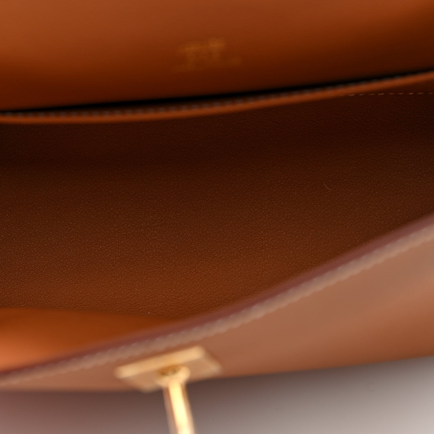 Hermes Swift Kelly Pochette Clutch Gold 10 of 20