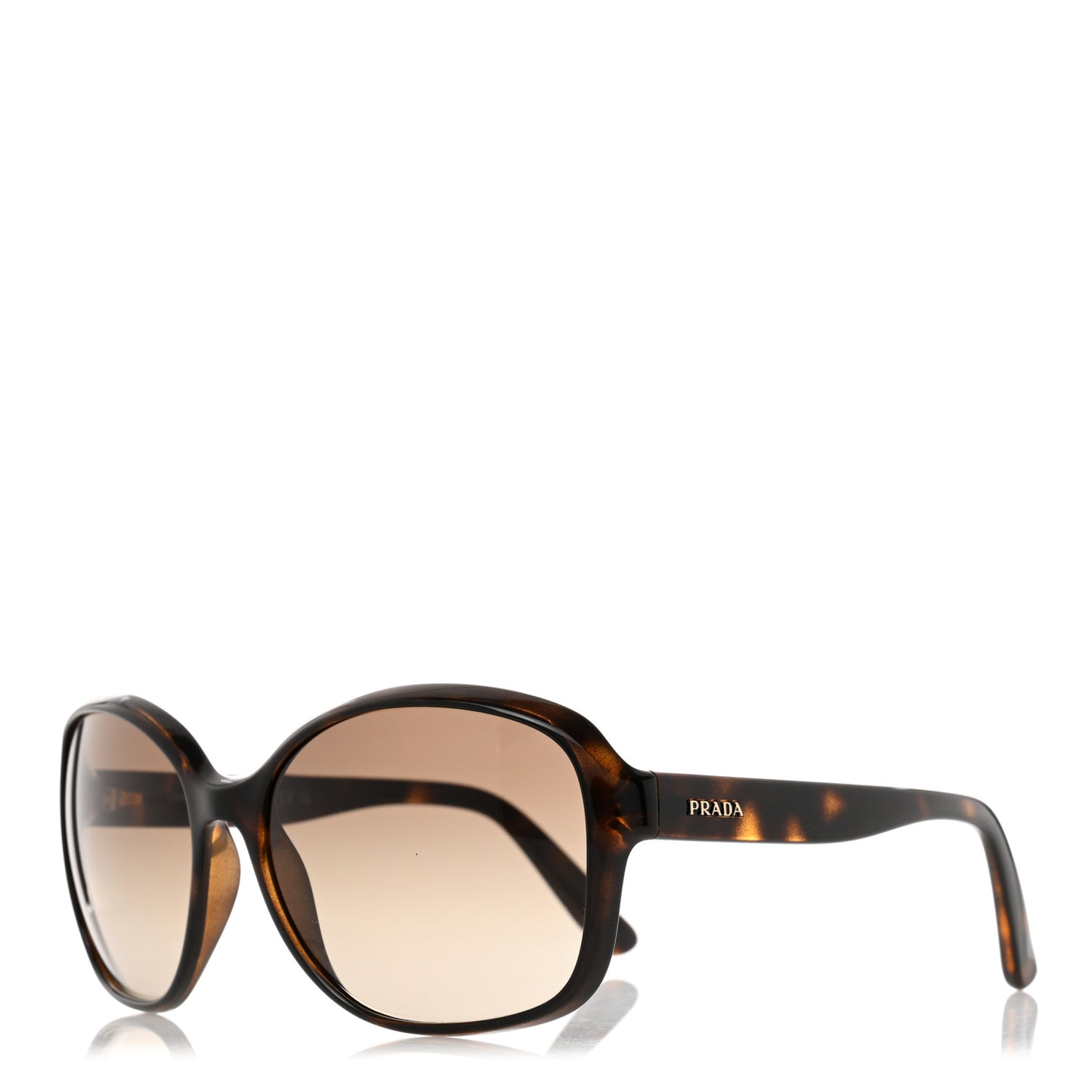 Round SPR 18Q Sunglasses Tortoise Brown