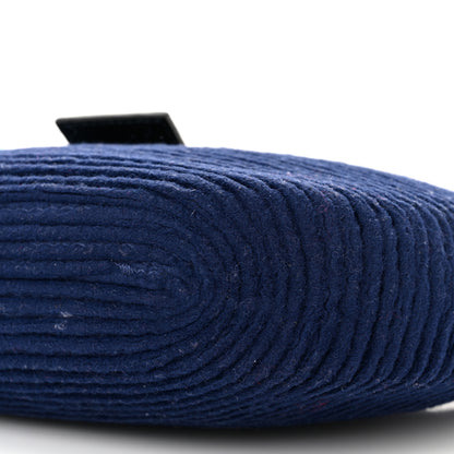 Fendi Wool Flowerland Hobo Blue 10 of 10