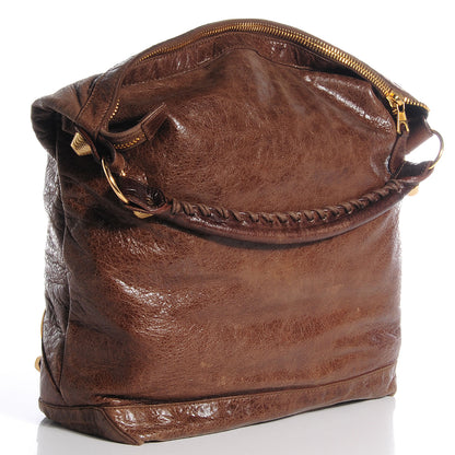 Balenciaga Agneau Giant 21 Gold Hardware Day Hobo Charbon 7 of 14