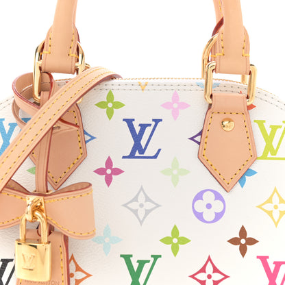 Louis Vuitton LV x TM Monogram Multicolor Alma BB White 7 of 10