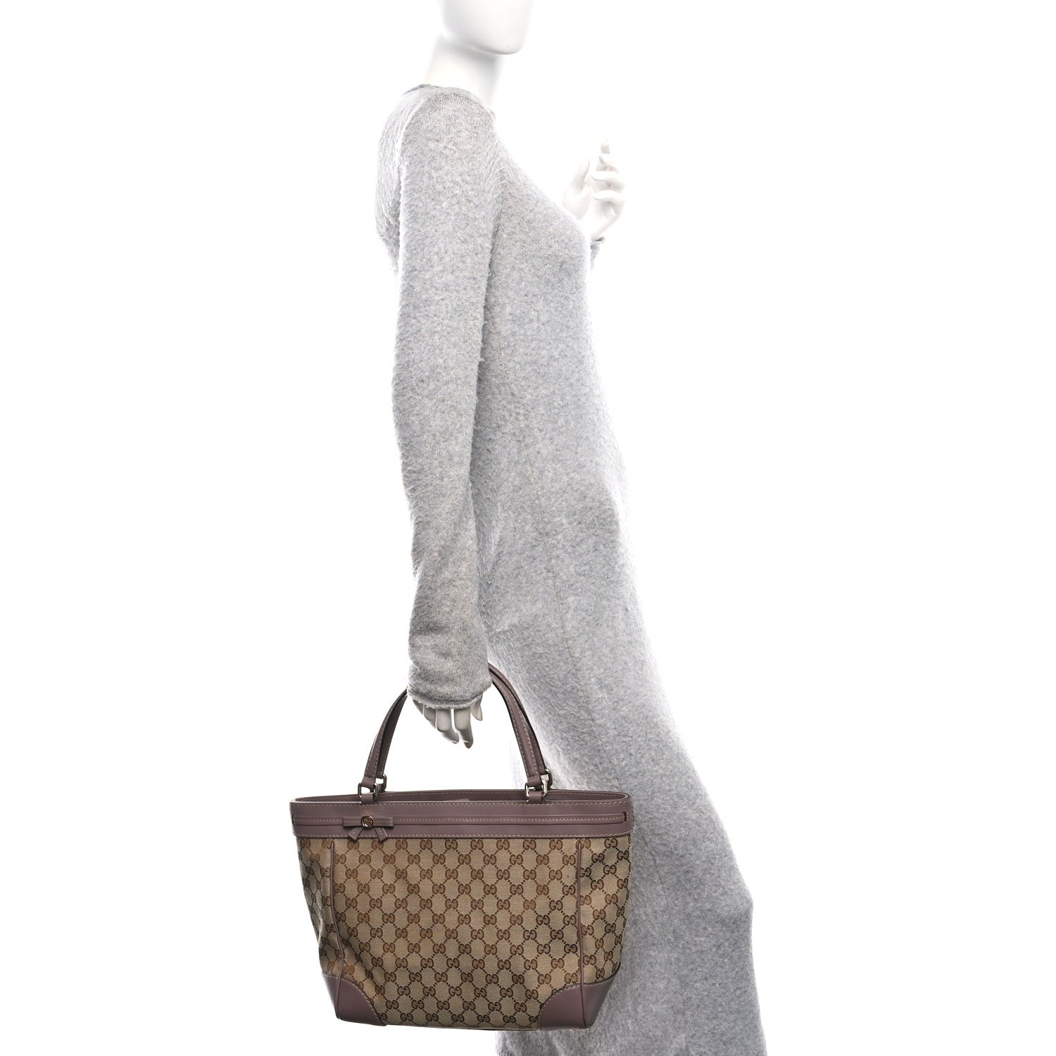 Gucci Monogram Medium Mayfair Tote Lavender 2 of 10