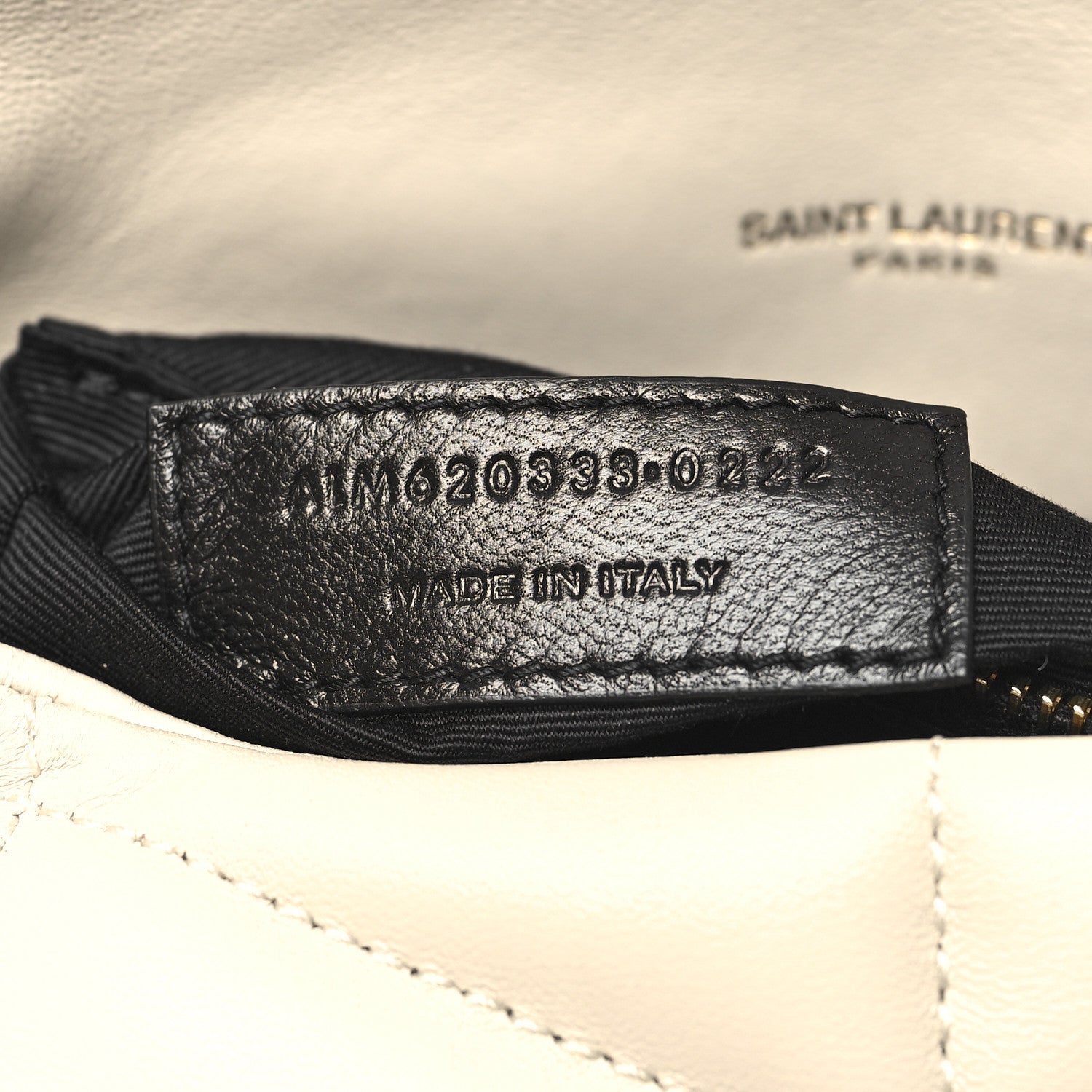 Saint Laurent Lambskin Quilted Toy Loulou Puffer Monogram Chain Satchel Crema Soft 7 of 11