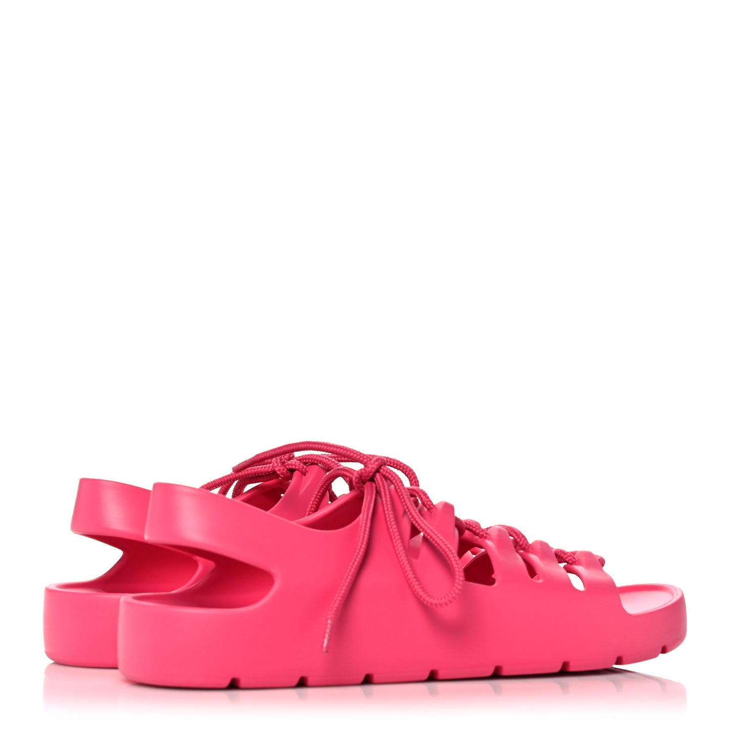 Rubber Jelly Sandals 37 Cranberry