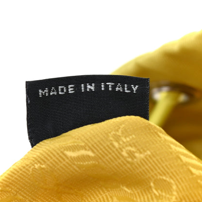 Prada Saffiano Tessuto Nylon Bucket Wristlet Girasole 7 of 10