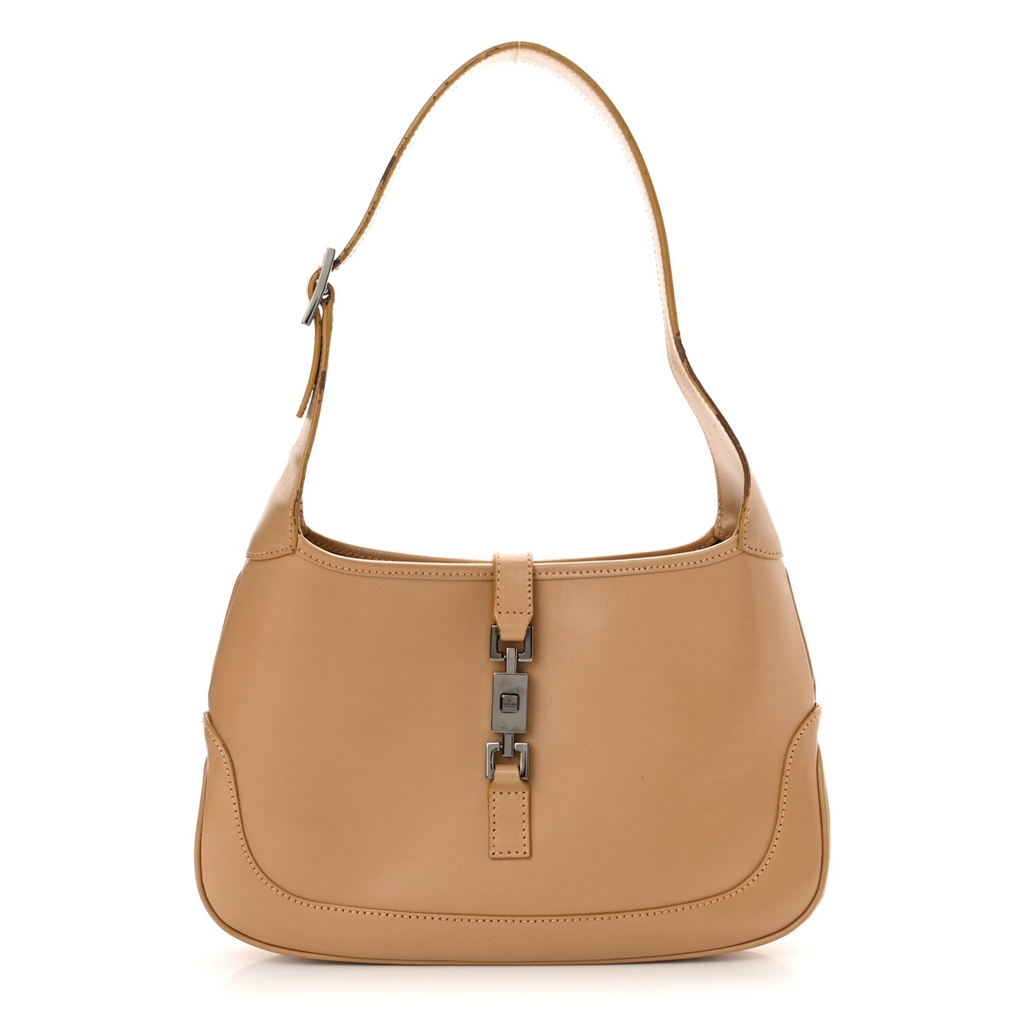 Calfskin Small Jackie O Hobo Beige